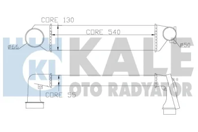 343300 KALE OTO RADYATÖR Интеркулер