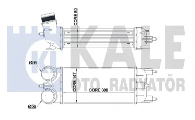 344875 KALE OTO RADYATÖR Интеркулер