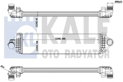 344925 KALE OTO RADYATÖR Интеркулер