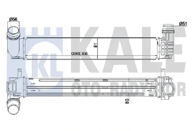 345110 KALE OTO RADYATÖR Интеркулер