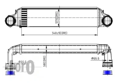 004-018-0001 ABAKUS Интеркулер