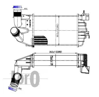 037-018-0003 ABAKUS Интеркулер