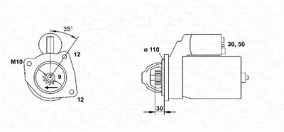 943251574010 MAGNETI MARELLI Стартер