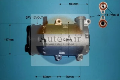 14-0099 AUTO AIR GLOUCESTER Компрессор, кондиционер