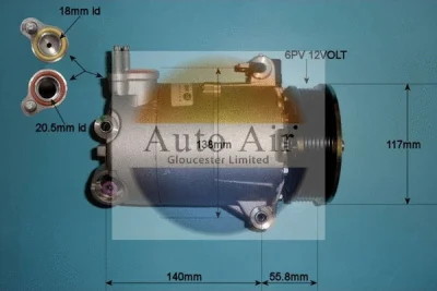 14-1048 AUTO AIR GLOUCESTER Компрессор, кондиционер