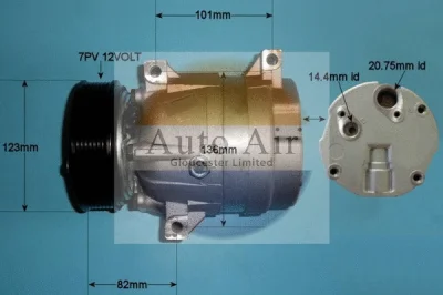 14-1118P AUTO AIR GLOUCESTER Компрессор, кондиционер