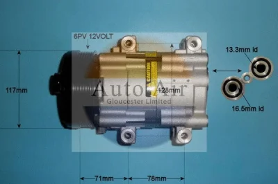 14-1136P AUTO AIR GLOUCESTER Компрессор, кондиционер