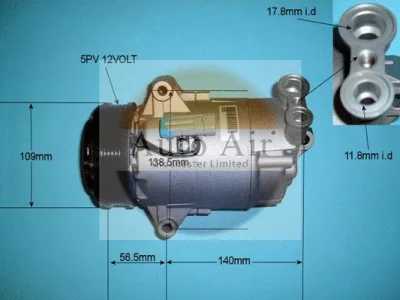 14-1252 AUTO AIR GLOUCESTER Компрессор, кондиционер