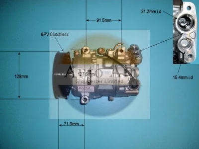 14-1272 AUTO AIR GLOUCESTER Компрессор, кондиционер