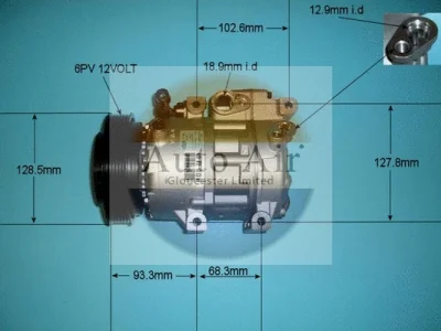 14-1458 AUTO AIR GLOUCESTER Компрессор, кондиционер