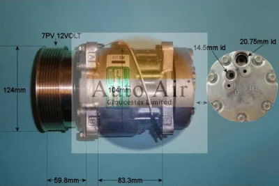 14-2071 AUTO AIR GLOUCESTER Компрессор, кондиционер