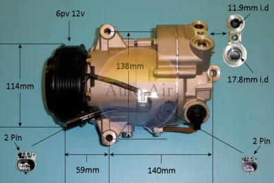 14-7479P AUTO AIR GLOUCESTER Компрессор, кондиционер