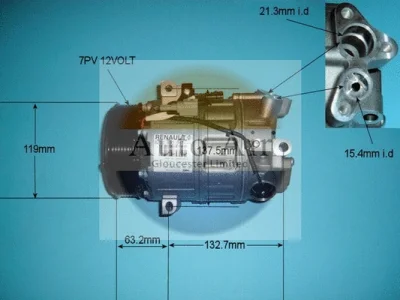 14-9734 AUTO AIR GLOUCESTER Компрессор, кондиционер