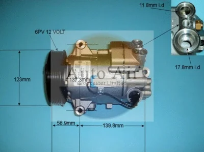 14-9743 AUTO AIR GLOUCESTER Компрессор, кондиционер