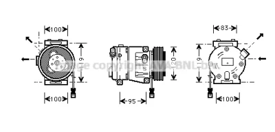 FTK050 AVA Компрессор, кондиционер