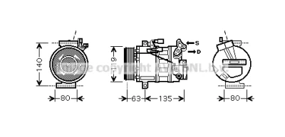 RTK392 AVA Компрессор, кондиционер