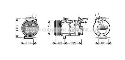 RTK486 AVA Компрессор, кондиционер