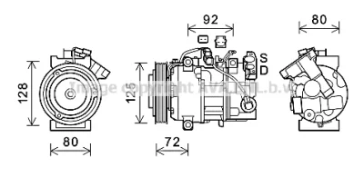 RTK628 AVA Компрессор, кондиционер