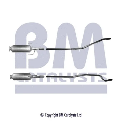 BM11019 BM CATALYSTS Сажевый / частичный фильтр, система выхлопа ОГ