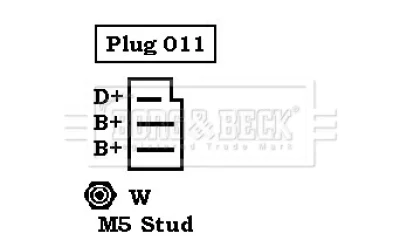 BBA2212 BORG & BECK Генератор