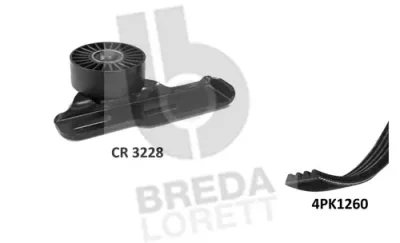 KCA0028 BREDA LORETT Поликлиновой ременный комплект