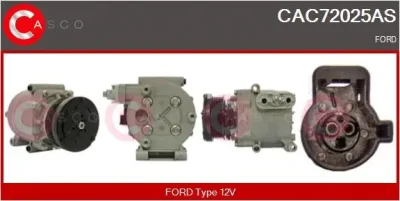 CAC72025AS CASCO Компрессор, кондиционер