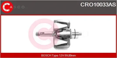 CRO10033AS CASCO Ротор, генератор