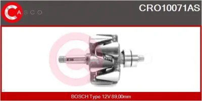 CRO10071AS CASCO Ротор, генератор