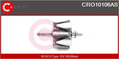 CRO10106AS CASCO Ротор, генератор