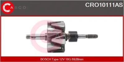 CRO10111AS CASCO Ротор, генератор