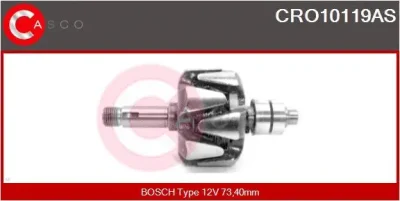 CRO10119AS CASCO Ротор, генератор