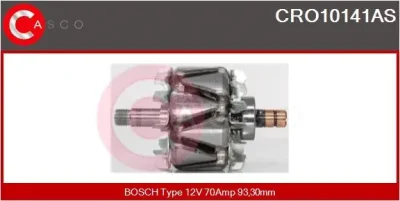 CRO10141AS CASCO Ротор, генератор