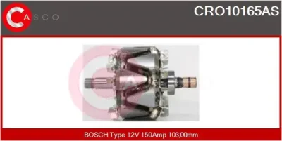 CRO10165AS CASCO Ротор, генератор