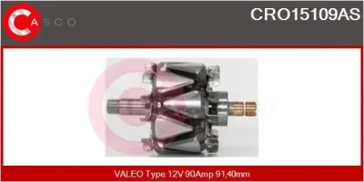 CRO15109AS CASCO Ротор, генератор