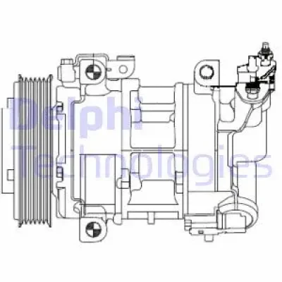 Компрессор, кондиционер DELPHI CS20325