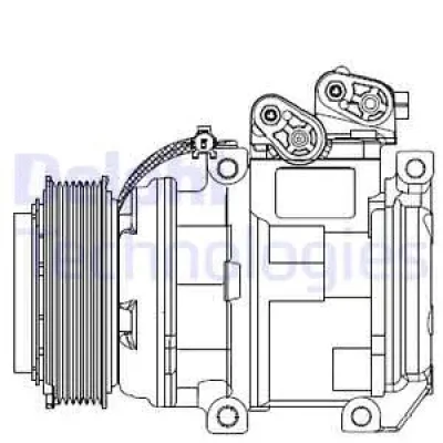 CS20494 DELPHI Компрессор, кондиционер