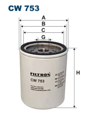 Фильтр охлаждающей жидкости FILTRON CW753