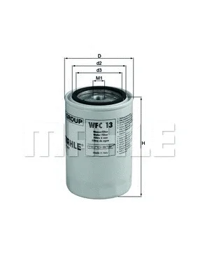 WFC 13 KNECHT/MAHLE Фильтр охлаждающей жидкости