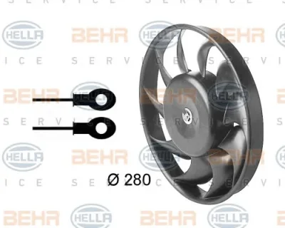 8EW 009 144-321 BEHR/HELLA/PAGID Вентилятор охлаждения радиатора