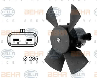 8EW 009 158-701 BEHR/HELLA/PAGID Вентилятор охлаждения радиатора