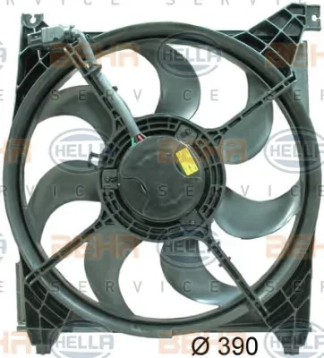8EW 351 034-471 BEHR/HELLA/PAGID Вентилятор охлаждения радиатора