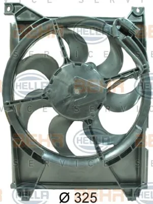 8EW 351 034-571 BEHR/HELLA/PAGID Вентилятор охлаждения радиатора