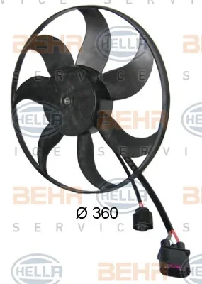 Вентилятор охлаждения радиатора BEHR/HELLA/PAGID 8EW 351 039-171