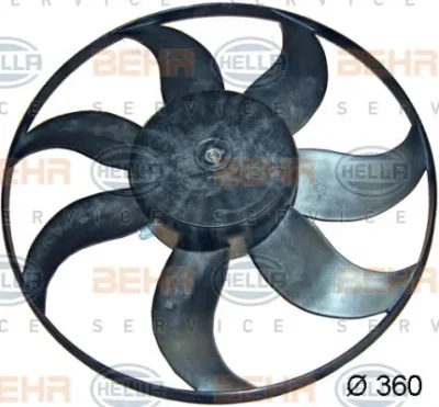 8EW 351 040-401 BEHR/HELLA/PAGID Вентилятор охлаждения радиатора