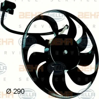 8EW 351 043-311 BEHR/HELLA/PAGID Вентилятор охлаждения радиатора