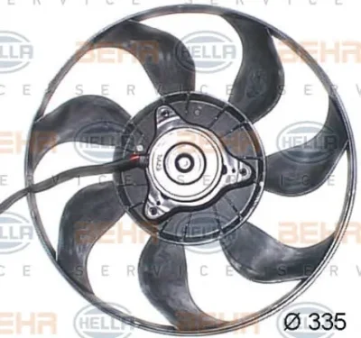 8EW 351 043-591 BEHR/HELLA/PAGID Вентилятор охлаждения радиатора