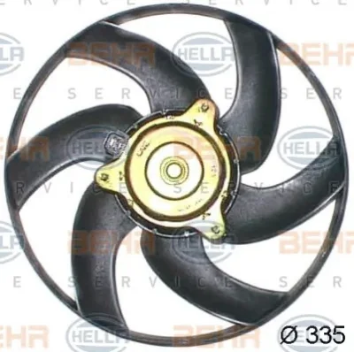 8EW 351 043-641 BEHR/HELLA/PAGID Вентилятор охлаждения радиатора