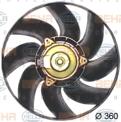 8EW 351 043-691 BEHR/HELLA/PAGID Вентилятор охлаждения радиатора