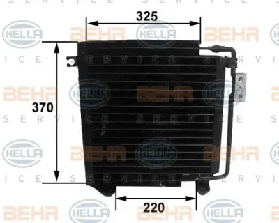 8FC 351 038-271 BEHR/HELLA/PAGID Радиатор кондиционера