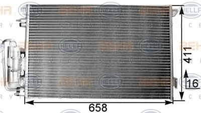 8FC 351 300-301 BEHR/HELLA/PAGID Радиатор кондиционера